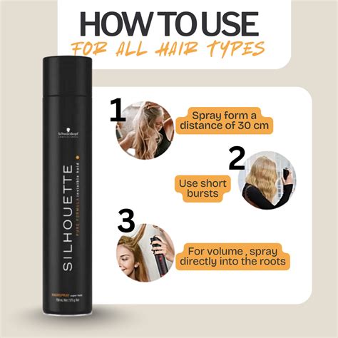 Silhouette Extra Strong Hair Spray hard fixing hairspray - 750 ml ...