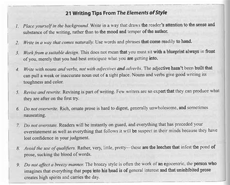 21 Elements Of Writing - Copywriter.net