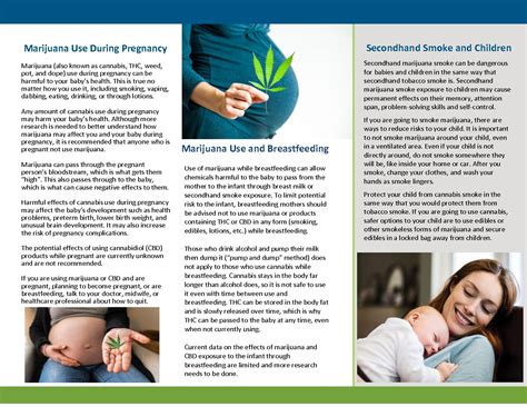 Marijuana Use While Pregnant or Breastfeeding | MMDHD District Health Department
