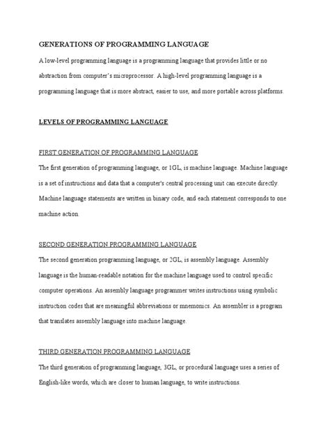 Computer Language Generations 的图像结果