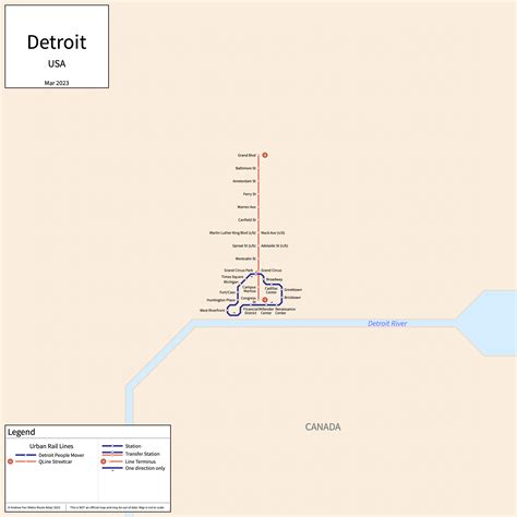 Metro Route Atlas - Detroit, Michigan, USA