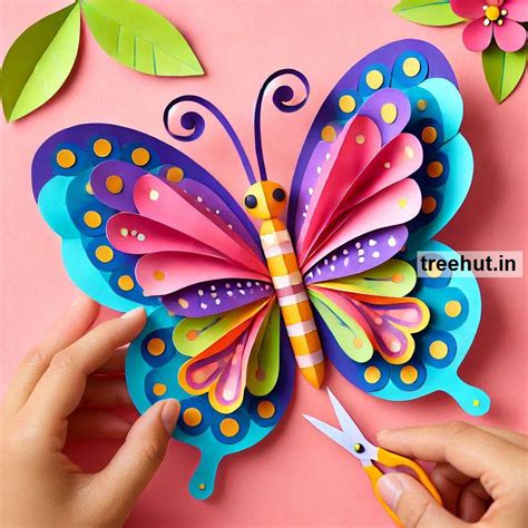 Butterfly Paper Craft Ideas, Spring Classroom Activities