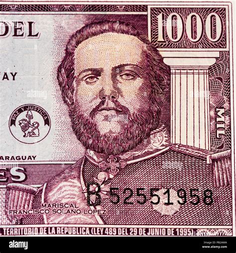 1000 Paraguyan guarani, the national currency of Paraguay Stock Photo - Alamy