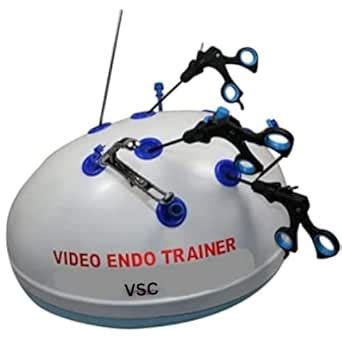 VSC Laparoscopic Virtual Endo Trainer With Instruments Set Oval Type ...