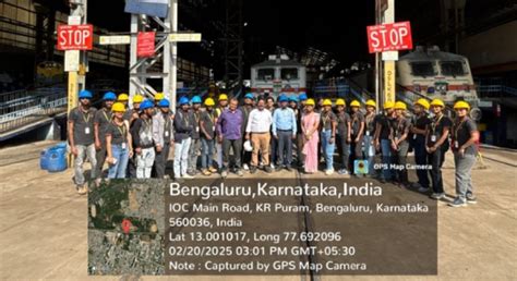 Industrial Visit To Diesel Loco Shed, South Western Railway | REVA ...