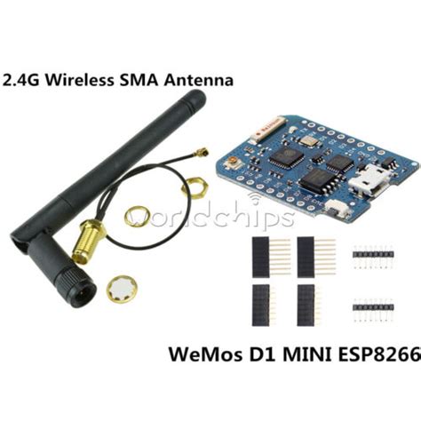 D1 Mini Pro-16 Bytes Module ESP8266 Series WiFi India | Ubuy