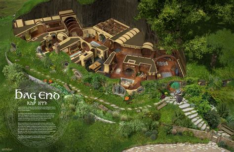 Just How Big Is Bag End? Let These Middle-earth Cross Sections Lay It ...