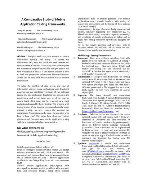 Mobile Testing Frameworks 的图像结果