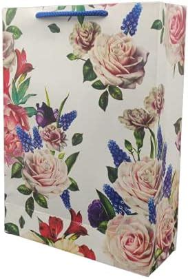 Arrow Paper Products Mandaram Gold Design Gift Bags for Gifting ...