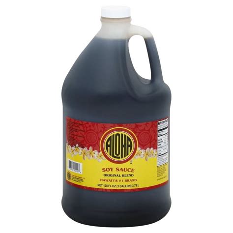 Aloha Hawaiian Asian Shoyu Soy Sauce 1 Gallon - Available in Original ...