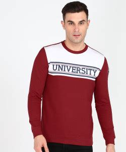 PETER ENGLAND Full Sleeve Printed Men Sweatshirt - Buy PETER ENGLAND ...