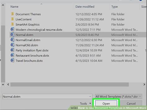 Image result for Word Tutorial On How to Use Templates