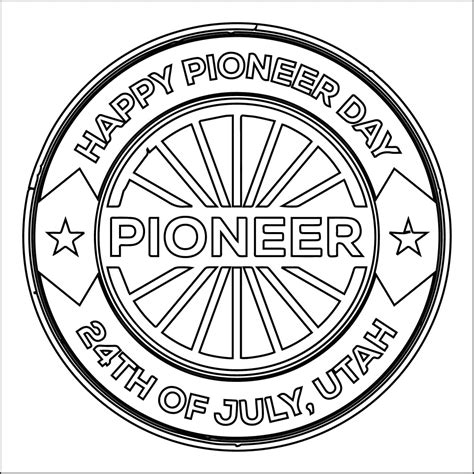 Pioneer Day Coloring Sheets [2025]