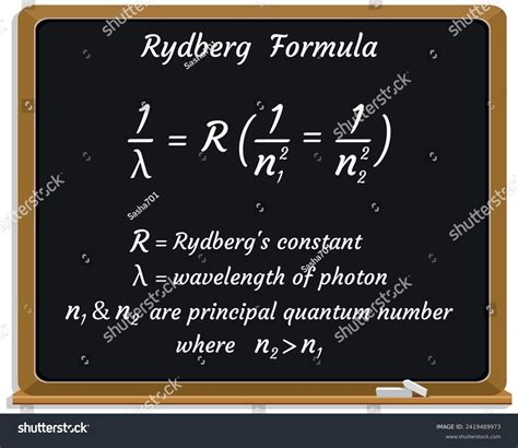 Image result for Rydberg Equation Example