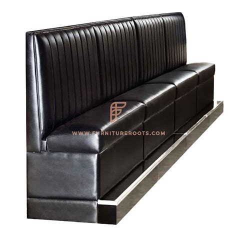 Buy FR Restaurant Booths Series Channel Tufted Upholstered Bar Height ...