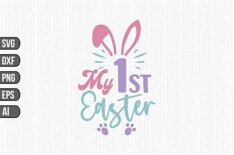 My First Easter SVG Graphic by Craft Store · Creative Fabrica