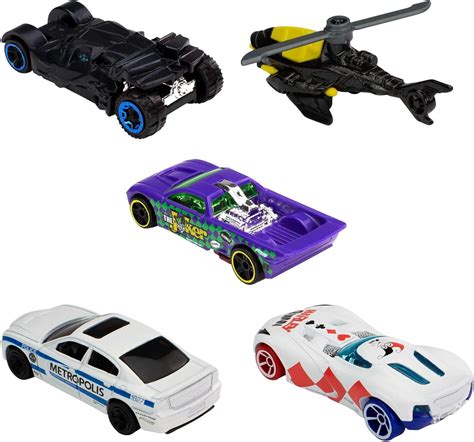 Hot Wheels Set of 5 Batman Toy Vehicles in 1:64 India | Ubuy
