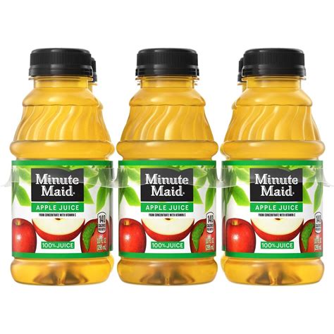 Minute Maid Apple Juice Bottle