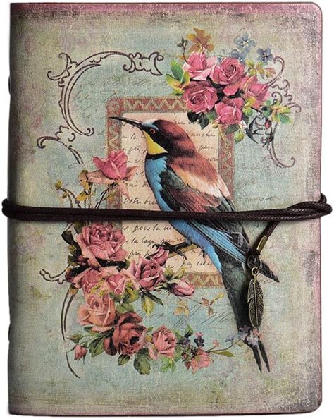 Alokik Enterprise Bird Leather Vintage Journal Notebook A5 Refillable ...