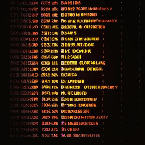 Codes Lists 的图像结果