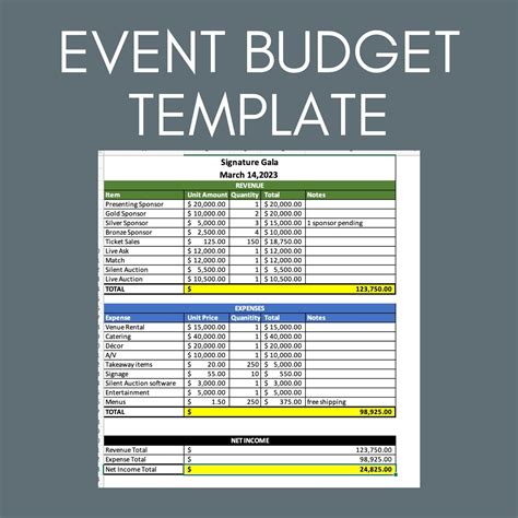 Event Planning Budget Template Excel - prntbl.concejomunicipaldechinu ...