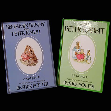 Children’s Pop-Up Books: “Benjamin Bunny Visits Peter Rabbit” and “Meet ...