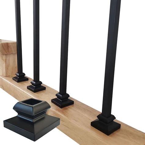 Langdoly 1/2" Baluster Shoes Iron Baluster Shoes Stair Spindle Shoes ...