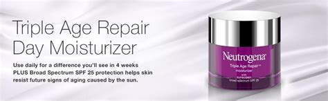 Neutrogena Triple Age Repair Anti Wrinkle Daily Facial Moisturizer With ...