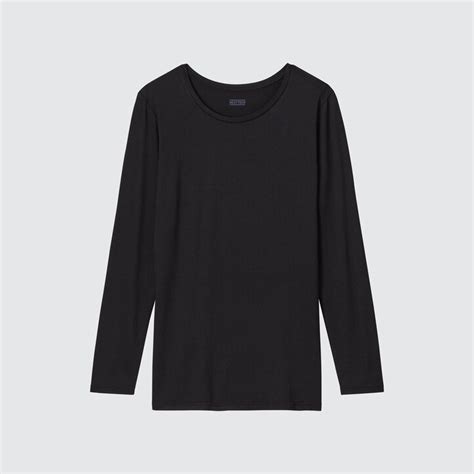 Uniqlo T-Shirts & Tops Clearance India - Uniqlo Heattech Crew Neck Long ...
