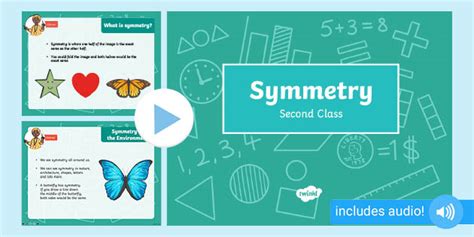Symmetry PowerPoint with Audio - Maths Resources - Twinkl