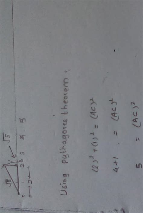 represent√5 in the number line please send it. fast if you send I will ...