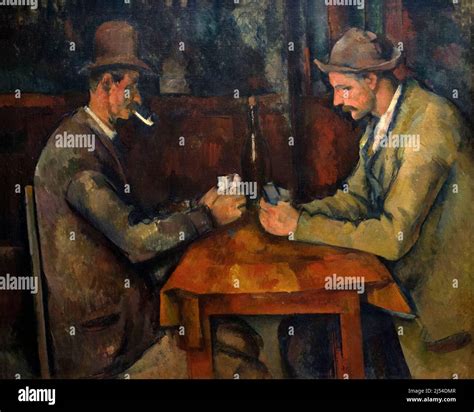 Joueurs de cartes hi-res stock photography and images - Alamy