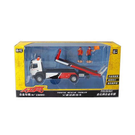 1:50 Traffic Wrecker Tow Truck Model Car Diecast | Ubuy India