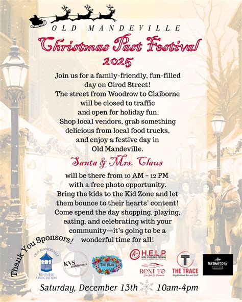 Old Mandeville Christmas Past Festival , St. Tammany Parish, Louisiana ...