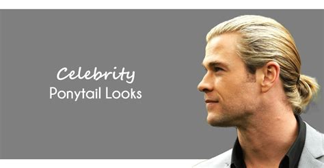 Celebrity Ponytail Hairstyles Men Should Try 2020 - Men's Hairstyle 2020
