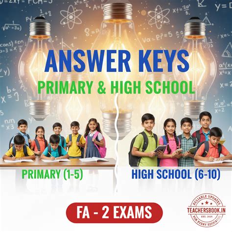 FA-2 Answer Key 2025: Primary & High School