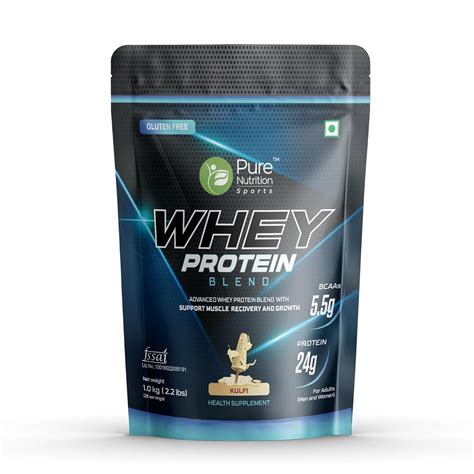 Pure Nutrition Whey Protein Blend Kulfi - 1kg - GudHealthy
