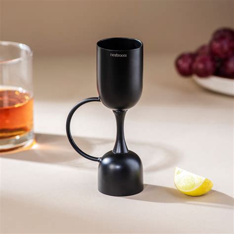 The Pristine Peg Measurer With Classy Handle Matte Black – Nestroots