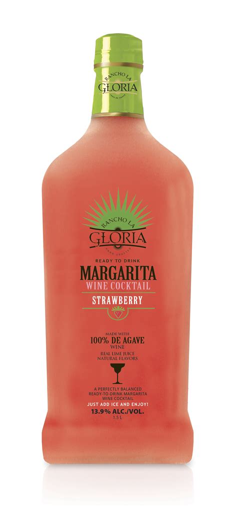 Rancho La Gloria, Strawberry Margarita Wine Cocktail, 13.9% ABV, 1.5L ...