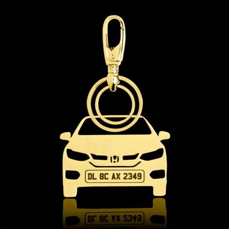 Buy Gold Plated Car Keychain Online at the Best Price