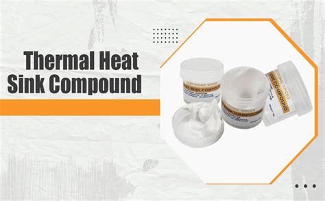 Electronic Spices 10gm White Thermal Heat Sink Compound/Paste/Grease ...