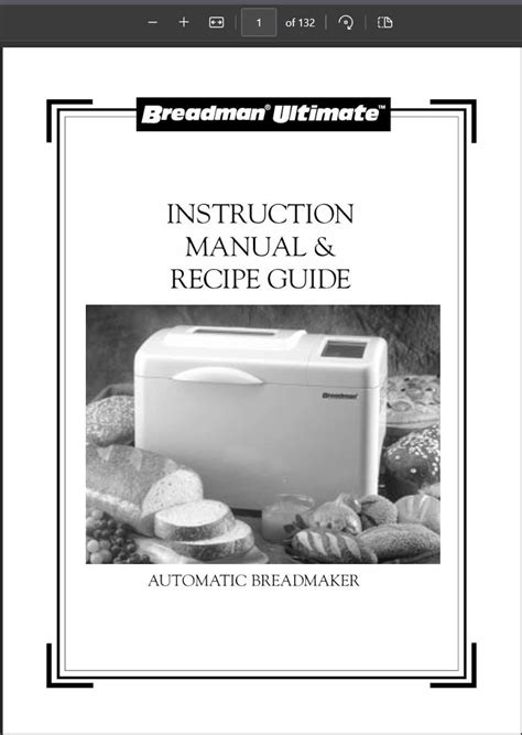 Bread Making Machine Instructions 的图像结果