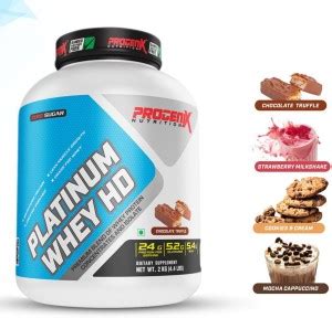 Progenix PLATINUM WHEY HD PREMIUM BLEND OF WHEY PROTEIN (2KG,CHOCOLATE ...