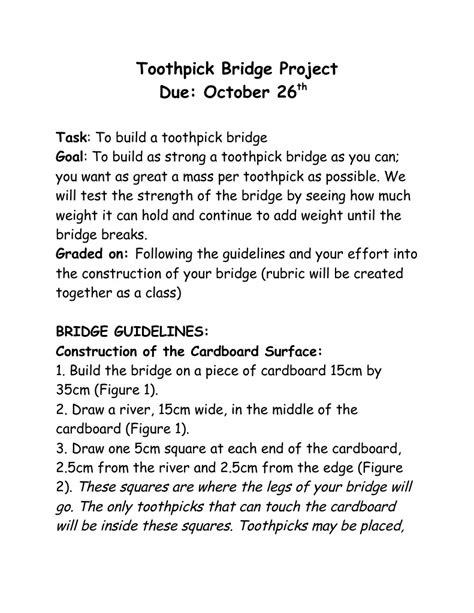 Image result for Toothpick Bridge Project