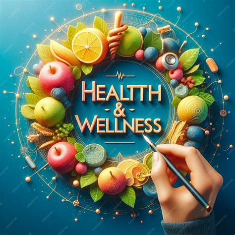 Premium Photo | Health and Wellness digital art