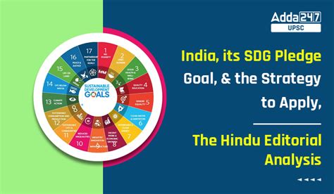 India, its SDG Pledge Goal, and the Strategy to Apply, The Hindu ...