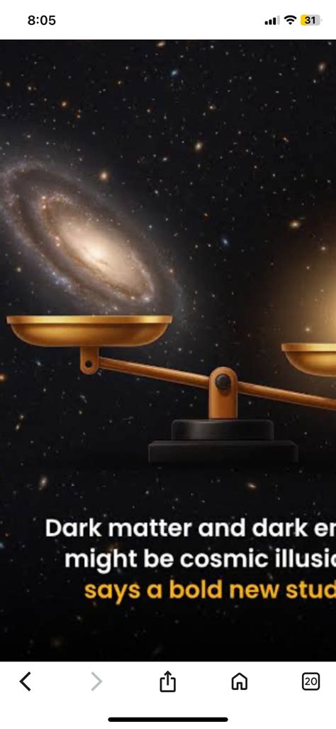 Physicist claims 95% of the universe might be an illusion: Dark matter ...