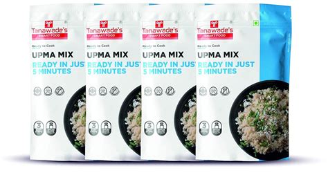 Tanawade’s Smart Food Instant Upma Mix – Buy 3 Get 1 Free (Pack of 4 ...