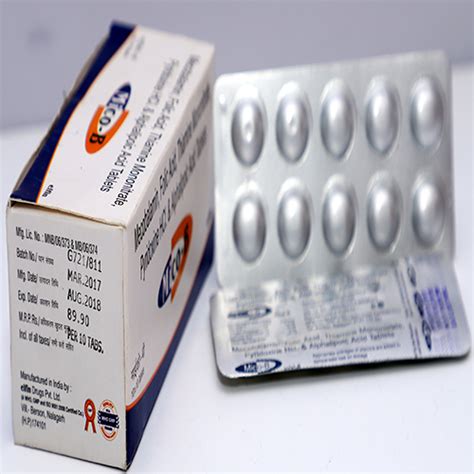 Mecobalamine IP 1500 mcg+Folic Acid IP 1.5 mg+Thiamine Mononitrate IP