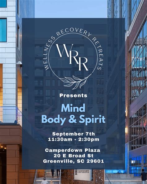 Wellness Recovery Retreats: Mind, Body, & Spirit - Camperdown Plaza